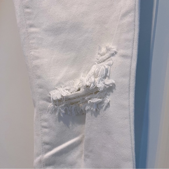 Armani Exchange White Distressed Skinny Jeans Size 25 - Picture 11 of 16
